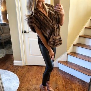 Brown Mink Wrap